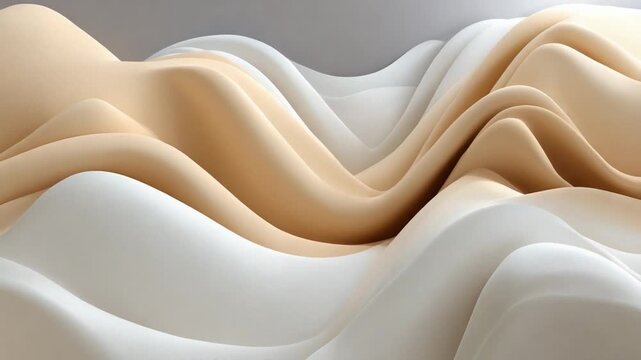 Abstract Formations: A visual symphony of undulating forms, characterized by the interplay of light and shadow, and the seamless transition of colors that evoke a sense of calm and sophistication.