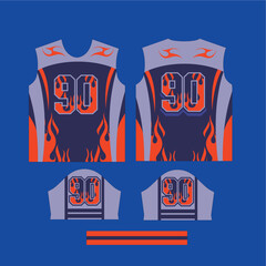 Sports Jersey Design vector n...