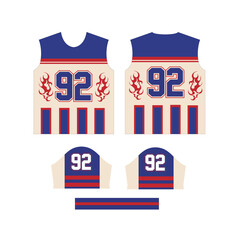 Sports Jersey Design vector n...