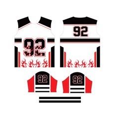 Sports Jersey Design vector n...