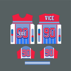 Sports Jersey Design vector n...
