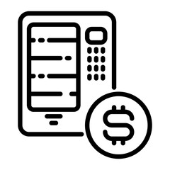 status icon, line icon style