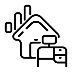 client icon, line icon style