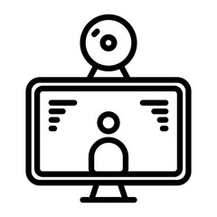 Router icon, line icon style