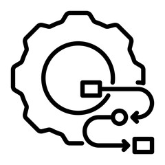 link icon, line icon style