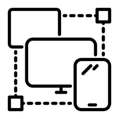 build icon, line icon style