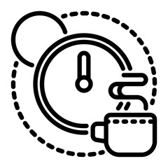 Delete icon, line icon style