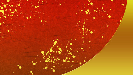 和風ラグジュアリー背景 red