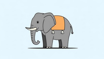 elephant cartoon illustration