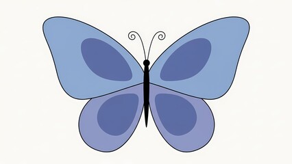 butterfly on a white background