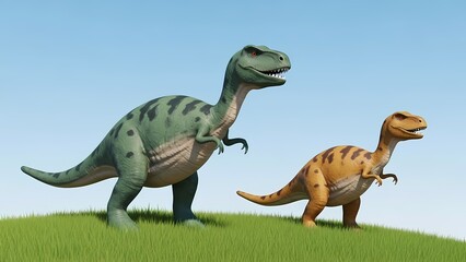 tyrannosaurus dinosaur vector illustration