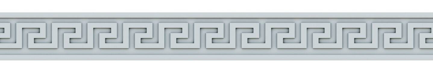 Meander ornamental 3d pattern decoration