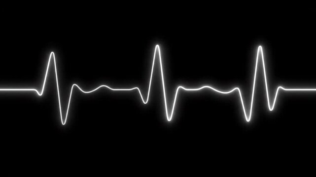 Minimalist Sound Wave Haptic Frequency Pulse Animation