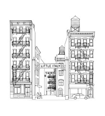 Fototapeta premium Little Italy NYC