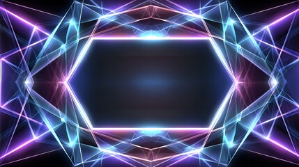 A vibrant and dynamic abstract illustration featuring colorful, radiant lines and geometric shapes. Perfect for backgrounds, digital art, and modern design projects.