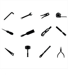 Collection of various hand tools and equipment