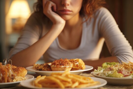 Cortisol increases appetite, driving cravings for high-calorie foods during stress.