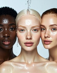 Pure Hydration Concept with Diverse Models and Transparent Water Effects