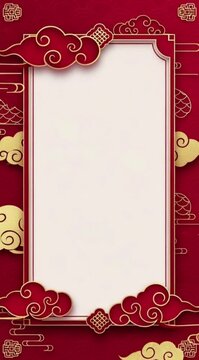 border chinese new year , luxury decoration