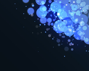 blue abstract bokeh light background
