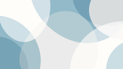 Modern abstract background with blue and white circles