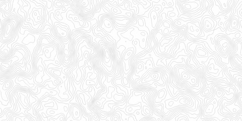 Obraz premium Seamless grid landscape white and gray area curve topography elevation map design. wave diagram contour stripe spiral composition discovery paper surface design.
