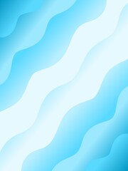 Vertical light blue wave gradient background