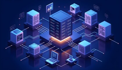 Decentralized Data Center Network and Blockchain Infrastructure
