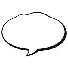 Fototapeta premium A versatile set of blank empty speech bubbles and dialogue text boxes in classic comic book style ready for custom conversation vector illustration