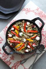 地中海風パエリア