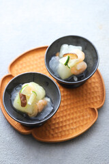 冬瓜と海老のくず煮