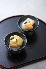 冬瓜と海老のくず煮