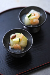 冬瓜と海老のくず煮