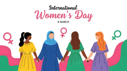 Empowering women on international women's day celebrating equality and diversity