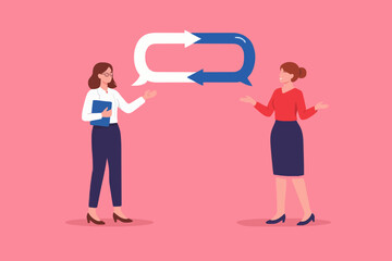 People Talking and Sharing Ideas