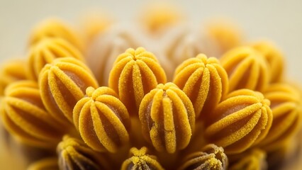 Closeup of vibrant yellow chrysanthemum flowers in full bloom nature detail
