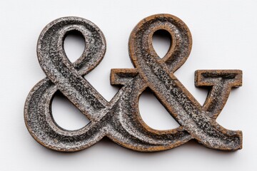Ornate metal ampersand