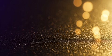 Abstract background light bokeh gold blurry blurred black bling shimmer glitter sparkle glow festive luxury elegant dreamy soft focus celebration mysterious night mood