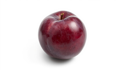 Fresh Red Apple on White Background