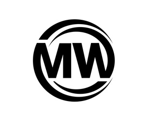 mw letter logo,mw initial logo,mw icon logo,mw monogram logo,mw logo image