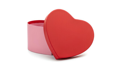 Heart Shaped Gift Box Valentine Day Surprise Love Concept Object