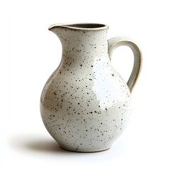 old jug isolated on white