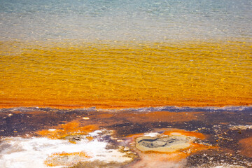 Rainbow Pool at Yellowstone National Park