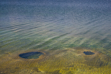 Lakeshore Geyser at Yellowstone National Park