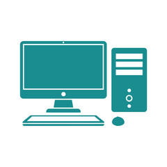 Desktop Computer Illustration