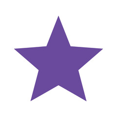 Fototapeta premium Purple Star Icon