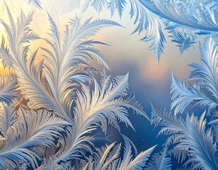 Frosted Glass Dendrite Minimal Background