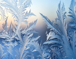 Frosted Glass Dendrite Minimal Background