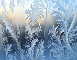 Frosted Glass Dendrite Minimal Background