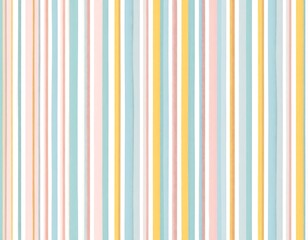 Obraz premium Vertical stripes in pastel hues on a white background